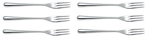 Alessi LCD01/5 Caccia Forchetta da Frutta in Acciaio Lucido, Set da 6