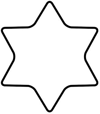 Original Kaiser Plätzchen Ausstecher Stern 6-zackig 8 cm, Weihnachten Plätzchenausstecher, Edelstahl, Keksausstecher für Plätzchen, Kekse und Fondant