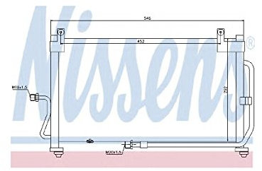 Nissens 94411 Kondensator, Klimaanlage