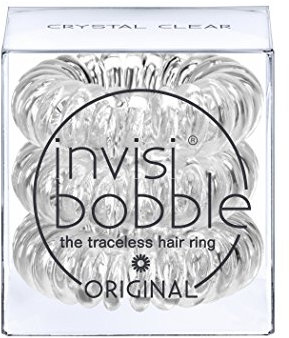 Invisibobble Original Haargummis, crystal clear, 1er Pack, (1x 3 Stück)