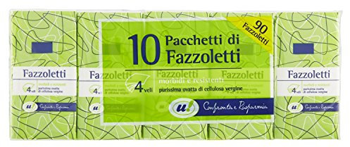 U! Confronta & Risparmia Fazzoletti, Confezzione da 10 Pacchetti