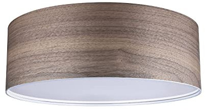 Paulmann 79687 Neordic Deckenleuchte Liska Deckenleuchte max. 3x20W Deckenlampe für E27 Lampen Holz dunkel 230V Holz/Metall ohne Leuchtmittel