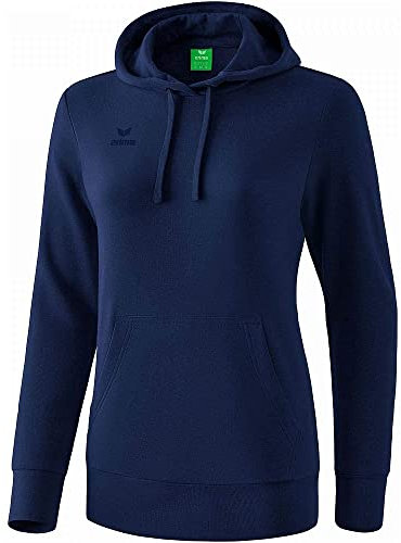 Erima Damen Basic Kapuzen Sweatshirt (2072013), New Navy, 42