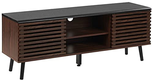 Beliani Mobile TV in Colore Legno wenge Perth