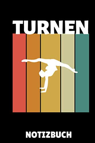 TURNEN NOTIZBUCH: A5 Notizbuch KARIERT Geräteturnen | Bodenturnen | Geräte turnen | Geschenkidee für Turner Kinder Jugendliche | Sport | Gymnastik | Turnen Unterricht