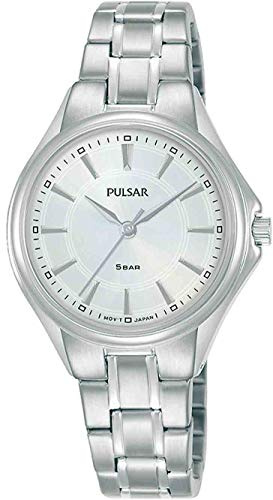 PULSAR Damen Analog Quarz Uhr mit Edelstahl Armband PH8495X1