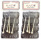 ALAZCO 8 pc Vintage Style Hair Rollers XLarge BRUSH ROLLERS & 8 PINS (8 XL Rollers)