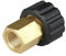 SagaSave 1 adaptateur de nettoyeur haute pression 6,35 mm femelle vers M22 femelle à pression rapide filetage interne en laiton à dégagement rapide pièces de raccordement de tuyau de 15 mm