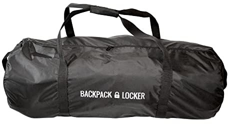 Backpack Locker - Dachbox Tasche - Große Schultertasche (Schwarz, 65 Liter)