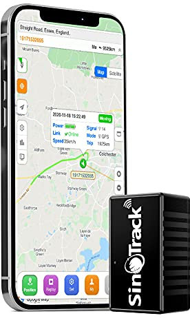 SinoTrack ST-903 GPS Tracker Car Mini GPS Tracker Locator Real-Time Location Hidden Tracking Device with Voice Monitor for Cars Motorcycles Truck Taxi Kids Persons