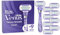 Gillette Venus Deluxe Smooth Swirl Rasoir Pour Femme, À 5 Lames Pour Suivre Les Courbes Du Corps Et Offrir Un Rasage De Près En Douceur, 1 Manche, 9 Recharges Avec Une Bande Lubrifiante SkinCushion