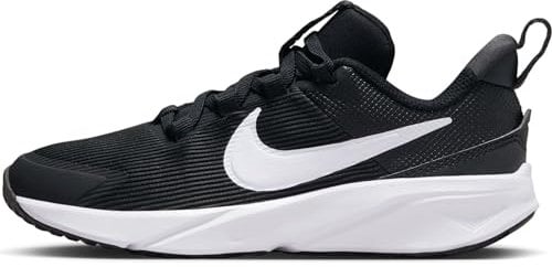 Nike Garçon Star Runner 4 Nn (PS), Black White Anthracite, 29.5 EU