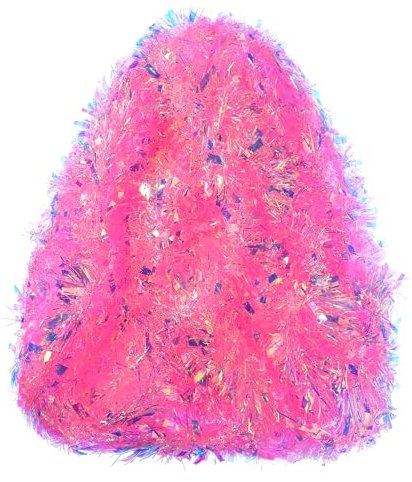 FUSHENMU Guirlande de Noël rose métallique pour décorations de sapin de Noël, fournitures de fête de mariage de 10 m