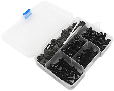 Kompatibel Mit Triumph Für Speed ​​für Street Für Daytona Für Triple 1050 675 Für Tiger 800 1200 Für Bonneville Motorradverkleidungsschrauben-Set Schraubenmutter Sets Schrauben Muttern (Color : 2)