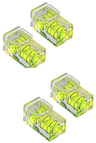 Bdfhjln 4 PCS Blitzschuh Wasserwaage Kamera Achsen Wasserwaage für Digital- und Filmkamera