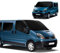 MaxEarn für Renault Trafic 2001-2014 Auto Windschutzscheiben Abdeckung, 600D Wasserdicht Sonnenschutz Frontscheibe Thermomatten, Blackout Anti-UV/Frost/Ice/Staub Wrap Cover für Opel Vivaro