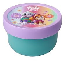 Mepal - Obstbox Campus - Snackbox für Kinder - Spülmaschinen- und mikrowellenfest - BPA-frei - 300 ml - Paw Patrol Girls
