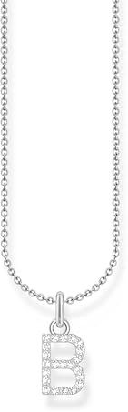 THOMAS SABO letter A necklace, gold-plated silver with zirconia, KE2240-414-14