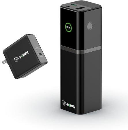 GT19 Ultra Power Bank,19-Minute Full Recharge,140W USB C Fast Charging, 3-Port 175W Total Output Laptop Portable Charger with Smart TFT Display for MacBook ProPro/Air,iPhone 16/15/14 Series etc