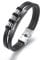 MeMeDIY Bracelet en Cuir Personnalisé pour Hommes Gravé Citation Inspirante Nom Date ID | Bracelet en Cuir Réglable | Cadeau pour Petit Ami/Mari/Papa/Fils -D
