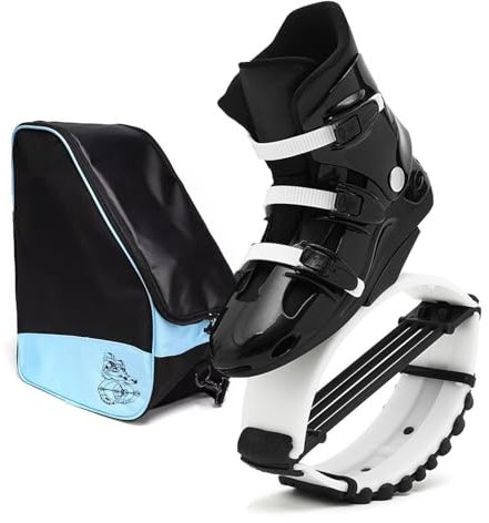 CYHTYM Sprungschuhe 4T Spring Jump Schuhe Aufbewahrungsrucksack, Tragkraft 110-286lbs, Anti-Schwerkraft-Laufstiefel(Large)
