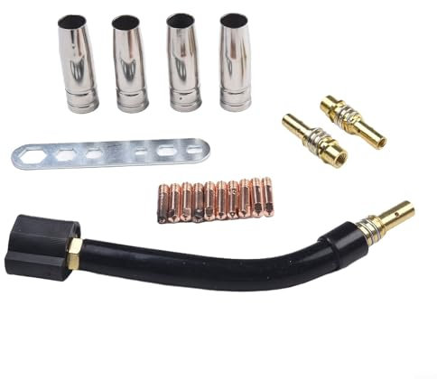 Complete Set of Accessories for MB15 15AK Tips, Torch Holder, Diffuser & Shield Cup (0.030inch(0.035inch (0.9mm))