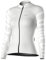 LAMEDA Radtrikot für Damen, langärmelig, atmungsaktiv, mit Taschen, Fahrrad-Shirts für Rennrad, Weiss/opulenter Garten, Klein