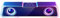 Portable Travel Speaker, Outdoor Camping Speaker, Small Desktop Speaker, LED Speaker 10.43 x 1.77 x 2.56 Inches for Camping. Home, Outdoor LED Speaker, Desktop Speaker Outside (Black)