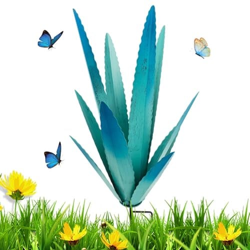 Agave Metallpflanzen für den Innenhof - DIY Metall Gartenstatue Pflanze