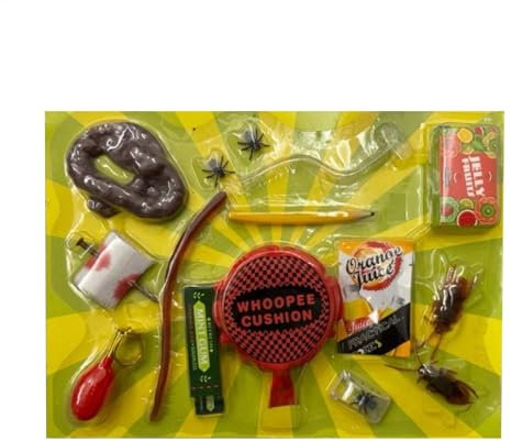Prank Kit Jokes Kids Toys, Hilarious Gag Joke Box Set, Fart Pad Prank Toy, Kids Prank Gadgets, Funny Gag Box for Holiday, Prank Toys for Kids, Joke Box Set for Party, Gag Toys for Adults