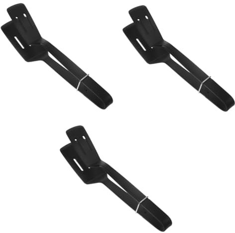 BESPORTBLE 3pièces Pince à Spaghetti Silicone Spatule Multifonctionnelle Pour Poisson Œufs Et Steak Ustensile De Cuisine Pratique Et Résistant Chaleur