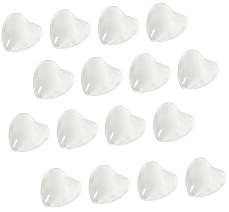OATIPHO 100pcs Clear Glass Nail Polish Display Beads Durable Nail Color Chart for Salon Use and Polishes