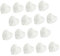OATIPHO 100pcs Clear Glass Nail Polish Display Beads Durable Nail Color Chart for Salon Use and Polishes