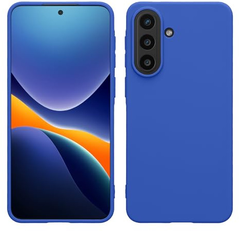 kwmobile Hülle für Samsung Galaxy A57 5G TPU Case - Handyhülle unterstützt kabelloses Laden, Flexible Schutzhülle, gummiertes Cover in Baltik Blau