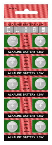 hogtnd 20 Stück/10 Stück AG4 377 LR626 Uhrenbatterie, Zuverlässigkeit 1,5 V Knopfzellen Batterien für kleine Elektronik Knopfzellenbatterien