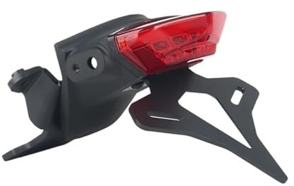 Hinterer Kennzeichenhalter Für Triumph Für Trident 660 2021-2025 Motorrad-Kennzeichenhalter Fender Eliminator Heckkurz-Halterung Rückleuchten(Red)