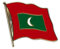 Yantec Flaggenpin Malediven Pin Flagge