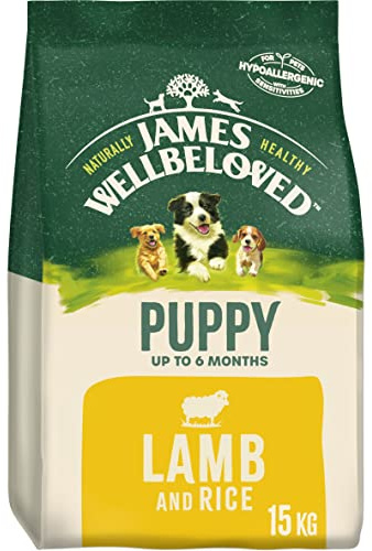 James Wellbeloved Puppy Lamb and Rice Kibble 15 kg