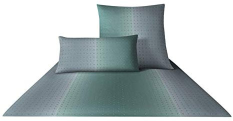 Joop! Bettwäsche Tinted Dots - 4048 aquamarin - 4 80x80 cm - 155x200 cm