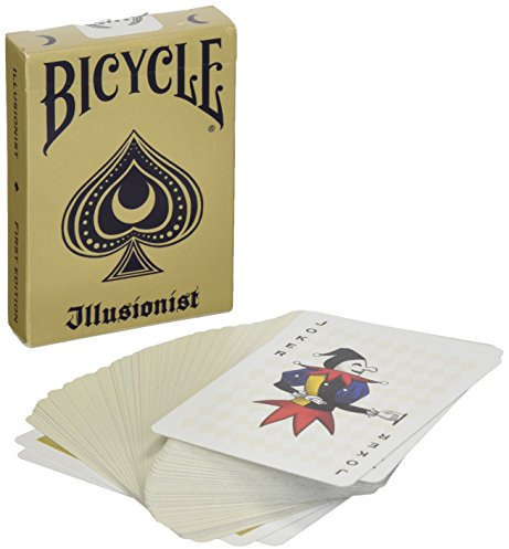 Fahrrad Illusionist Beige (Set von 54 Karten Poker Format)