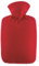 Hugo Frosch Wärmflasche Klassik 1,8 l mit Fleecebezug Rot