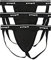 Papi Herren Premium Cheeky Butt-flaunting Cotton Jock Strap, Of Underwear, 3er Pack, Schwarz, S EU