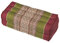 Handelsturm Kissen Block 35x15x10 mit Füllung aus Kapok. Perfekt für Meditation, Yoga und Entspannung (Grün & rot)