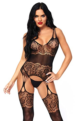 Very Sexy Lingerie Strappy rose Bodystocking
