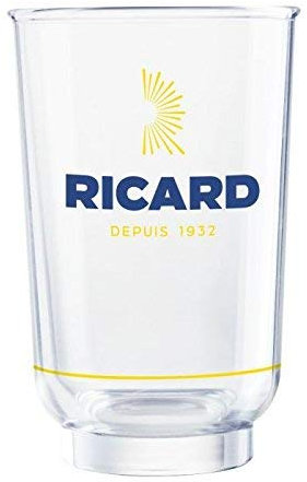 RICARD 6 Verres ALLONGÉS Mathieu LEHANNEUR 27.5CL
