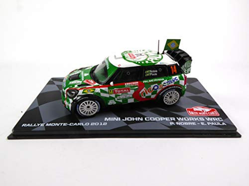 Eaglemoss Mini John Cooper Works WRC 2012 Nobre 1/43 Ixo (BR10) - Auto, Scala 1:43, Rosso o Blu, Giovani, Unisex, Ragazzi