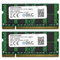 DILC, RAM DDR2 SODIMM 2GB, 2 Memorie RAM per Pc Portatile, 667Mhz PC2-5300 (200 Pin), Compatibili con Computer Portatili/Notebook o Mini Pc con Slot SODIMM, Perfomance Elevate, Garantite a Vita, 2 Pz