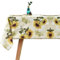 LOHASCASA Vinyl-Kunststoff-PVC-Tischdecke, wasserdicht, Vintage-Wachstuch, länglich, Blumenmuster, abwischbar, PVC, Bauernhaus, auslaufsicher, Herbst, Camping für Thanksgiving, 60 x 84 cm