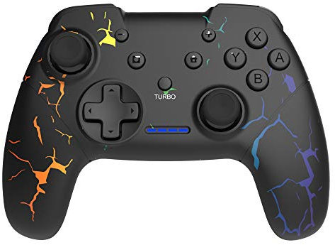 X Rocker Wired Controller for Switch, Nintendo Gamepad Remote Control with Vibration, Gaming Joystick, 3m USB cable - Neo Storm Black