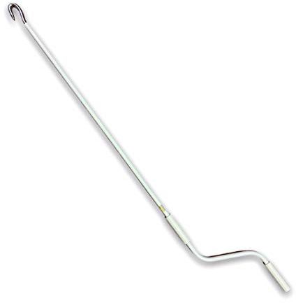 Manivela Profesional para Toldos Teletoldo – Tubo de Acero + Giro Suave – Color Blanco – 120 cm de Alta Resistencia